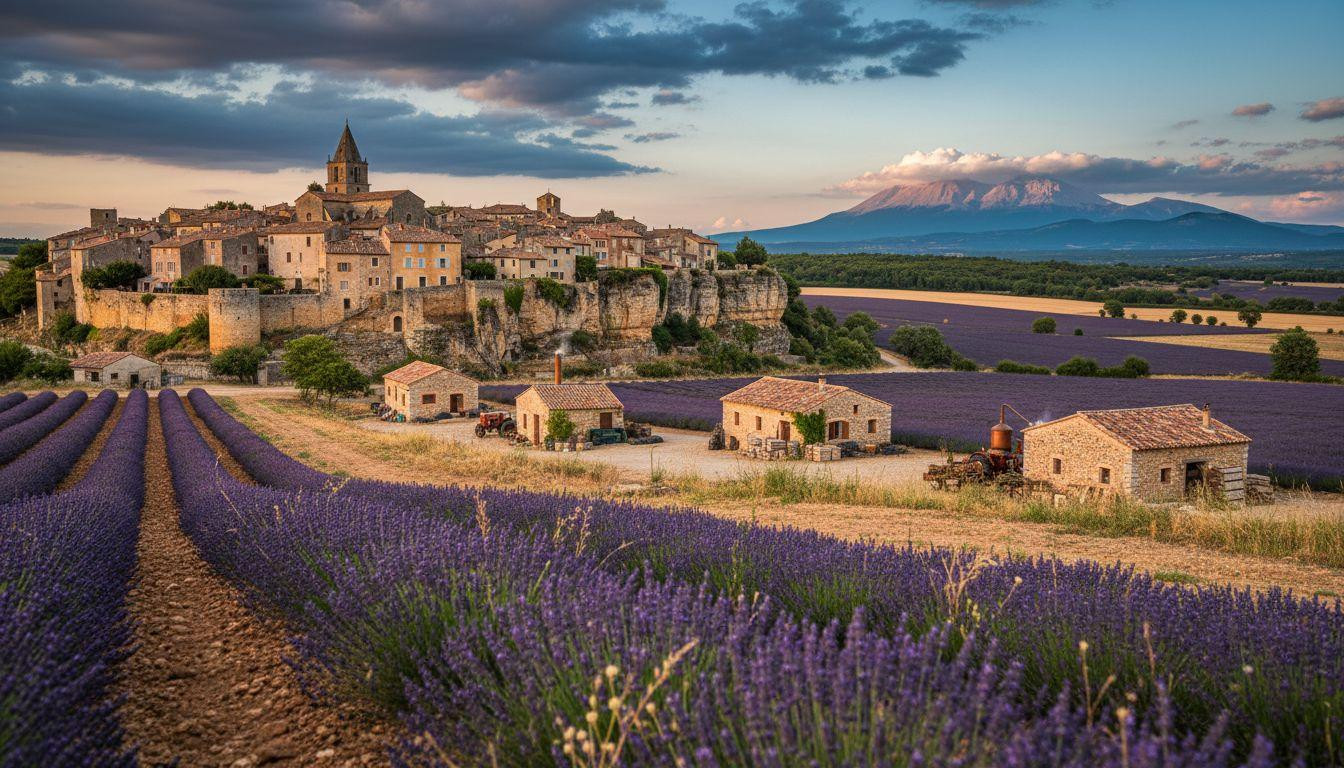 This Provence plateau blooms purple in mid-July when Valensole fields turn brown