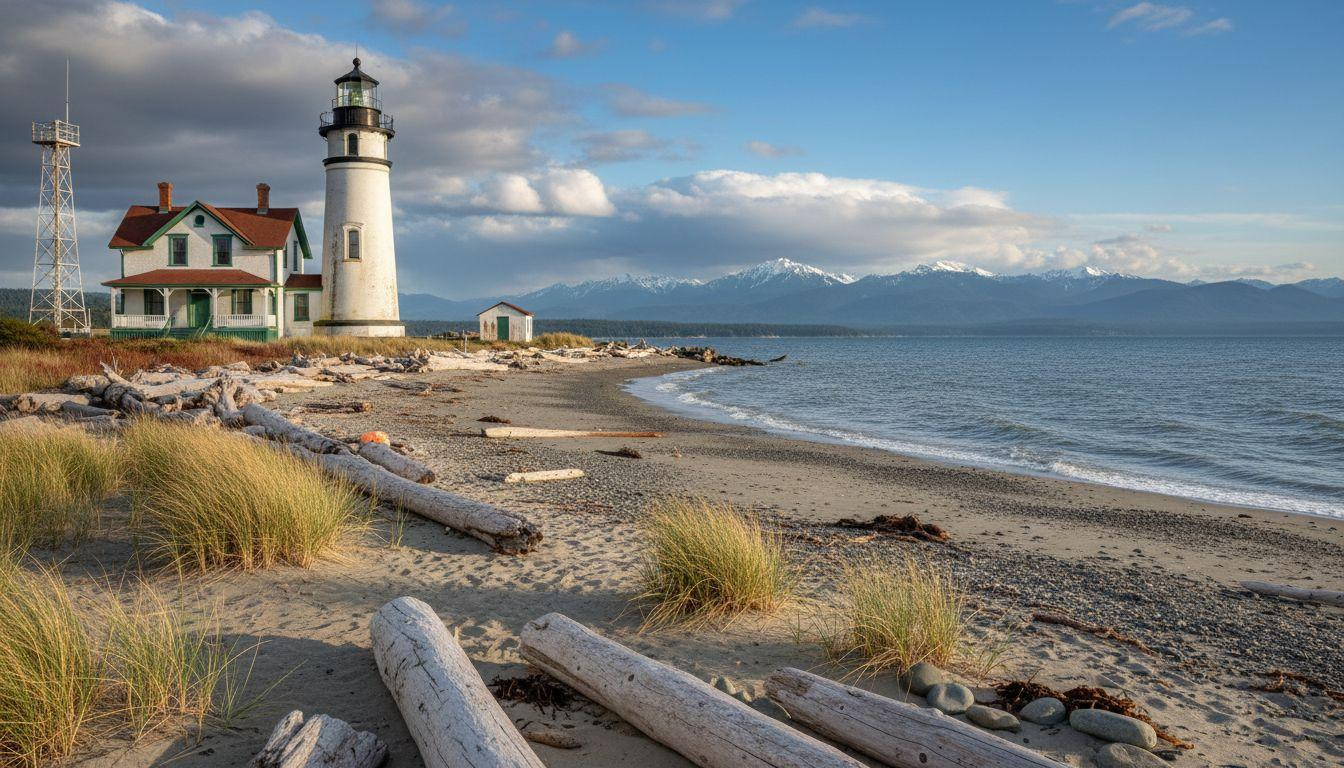 Better than Alki where parking costs and Point No Point keeps 1880 fog horns for free