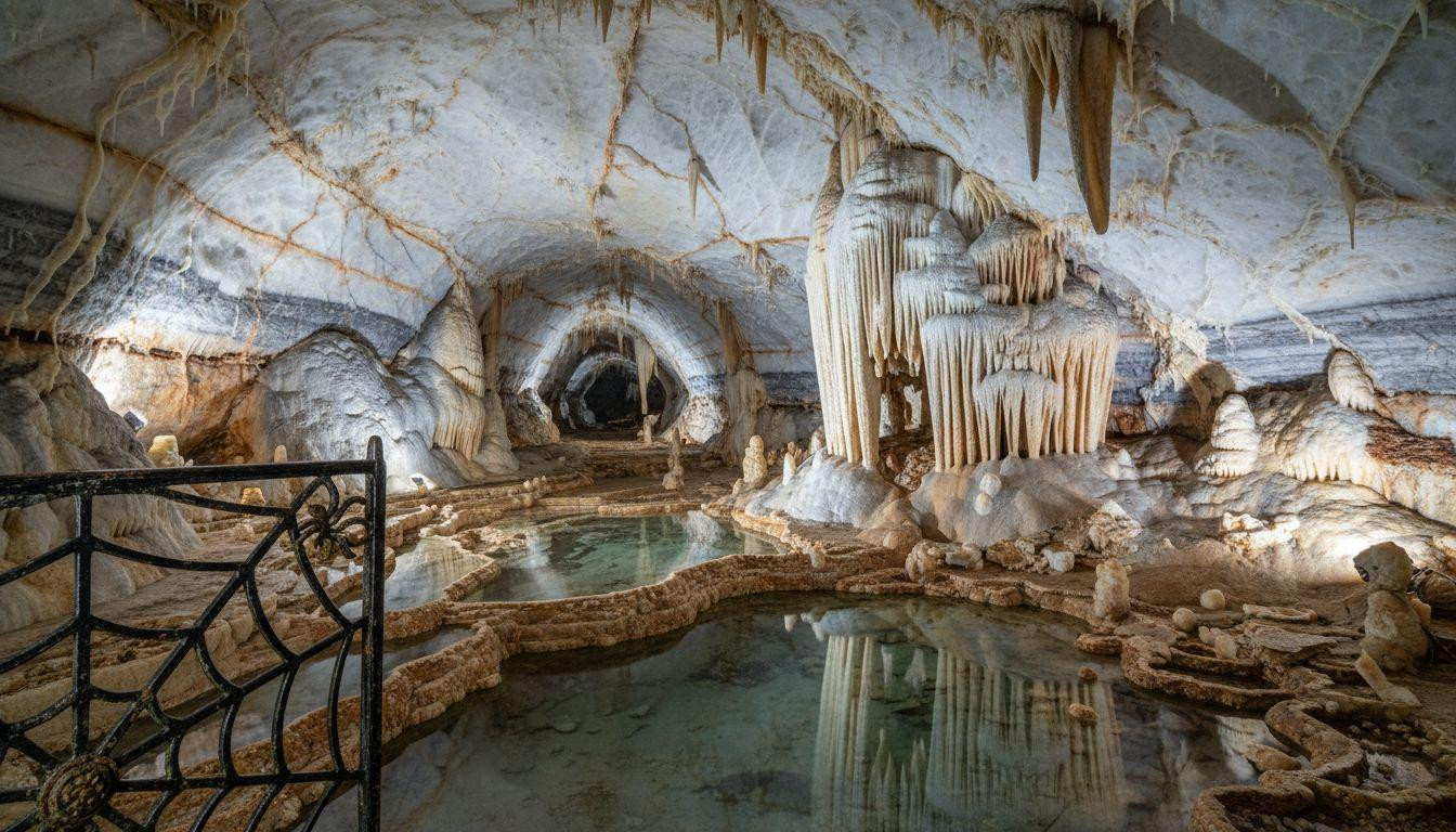 Forget Carlsbad where 400,000 crowd yearly and Crystal Cave keeps marble glow for 50,000
