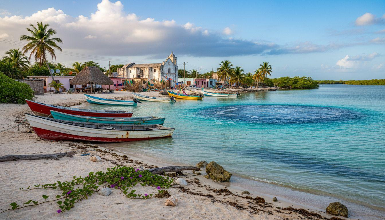 This Yucatán village bubbles freshwater into turquoise Gulf water at an ocean cenote