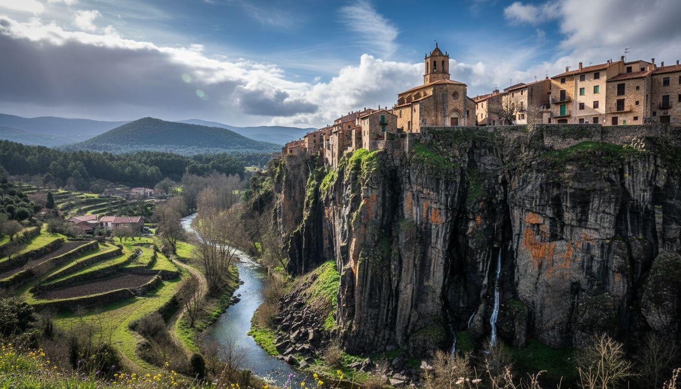 Forget Ronda where crowds wait 60 minutes and this basalt cliff stays empty for €70