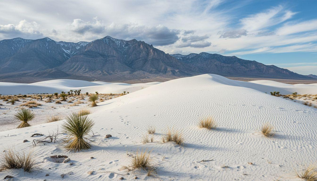 Better than White Sands where 729,000 visit yearly and Salt Basin keeps gypsum dunes for 1,000