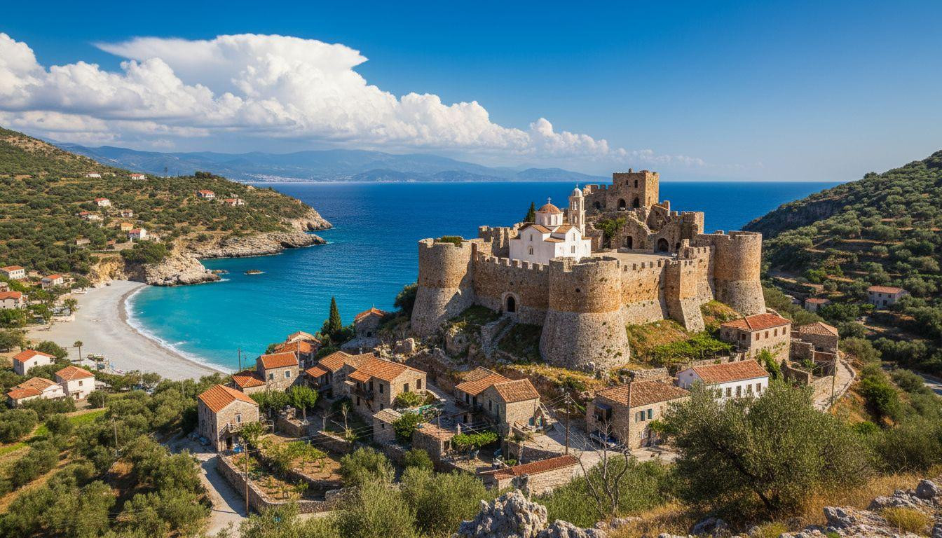 This Albanian castle overlooks 80 churches built for 2,800 locals