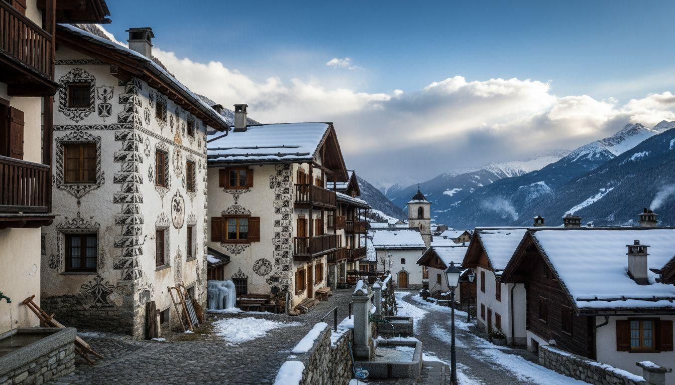Better than St. Moritz where hotels cost $345 and Guarda keeps sgraffito streets for $138