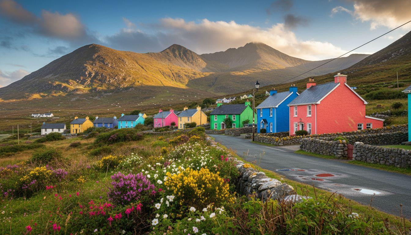 This Irish village glows brightest at 5:30pm when afternoon light hits painted walls