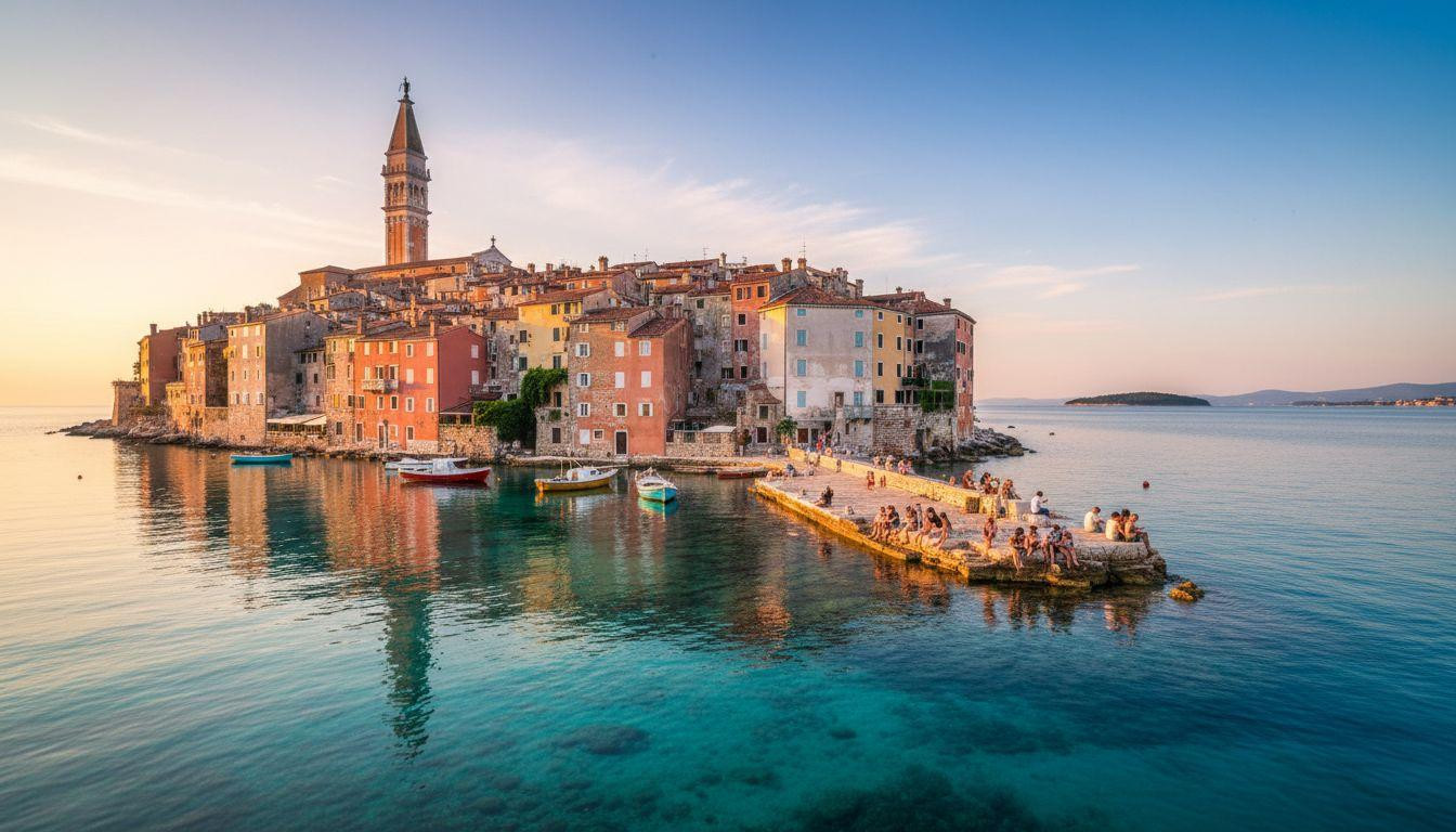 This Croatian peninsula where locals gather on warm rocks at 8pm for sunset
