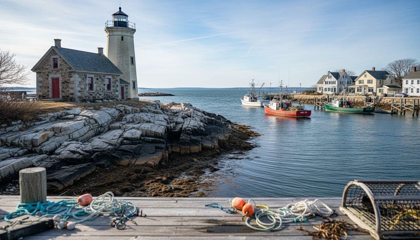 Forget Mystic where hotels cost $150 and Stonington keeps working fishing docks for $90