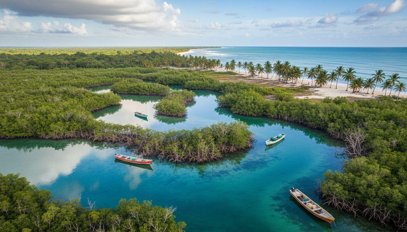 This Guatemala peninsula hides mangrove canals where Caribbean water stays mirror flat