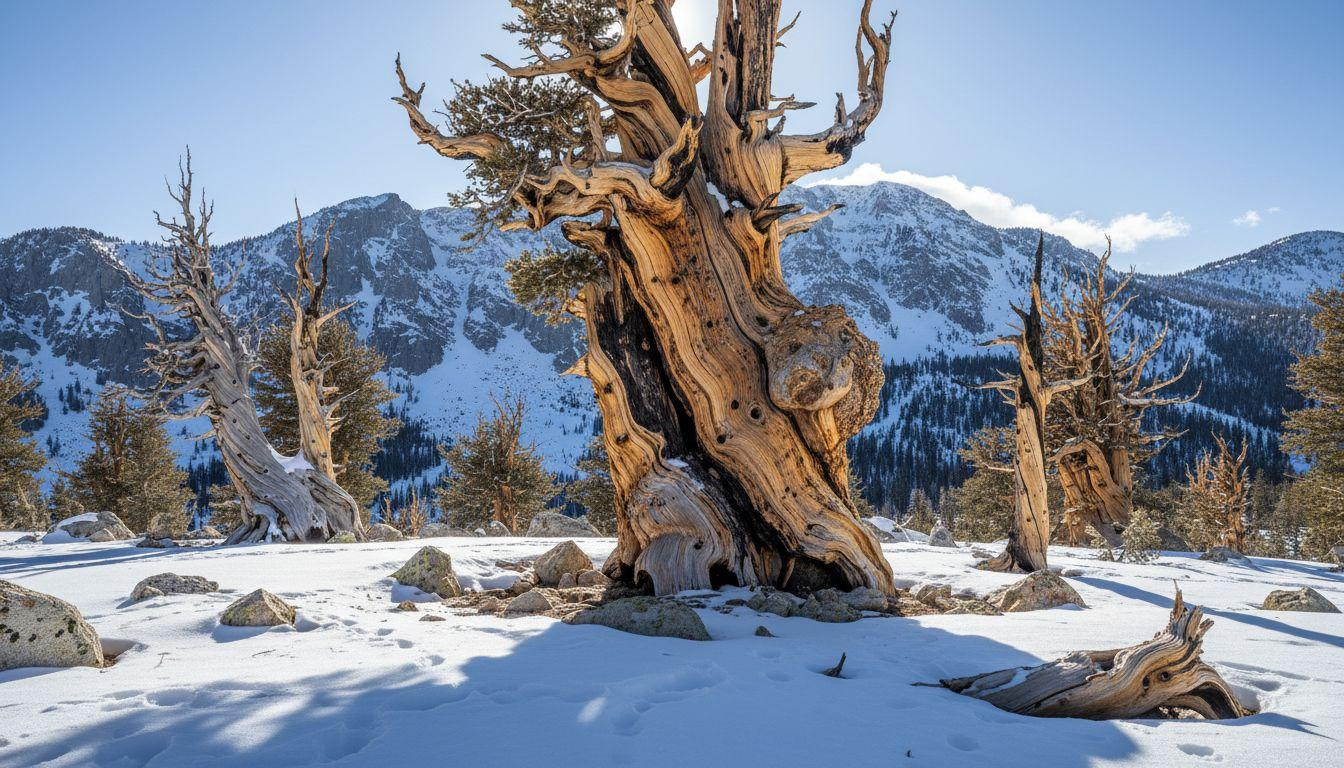 9 Nevada bristlecone groves where 4,000-year trees stand in winter silence