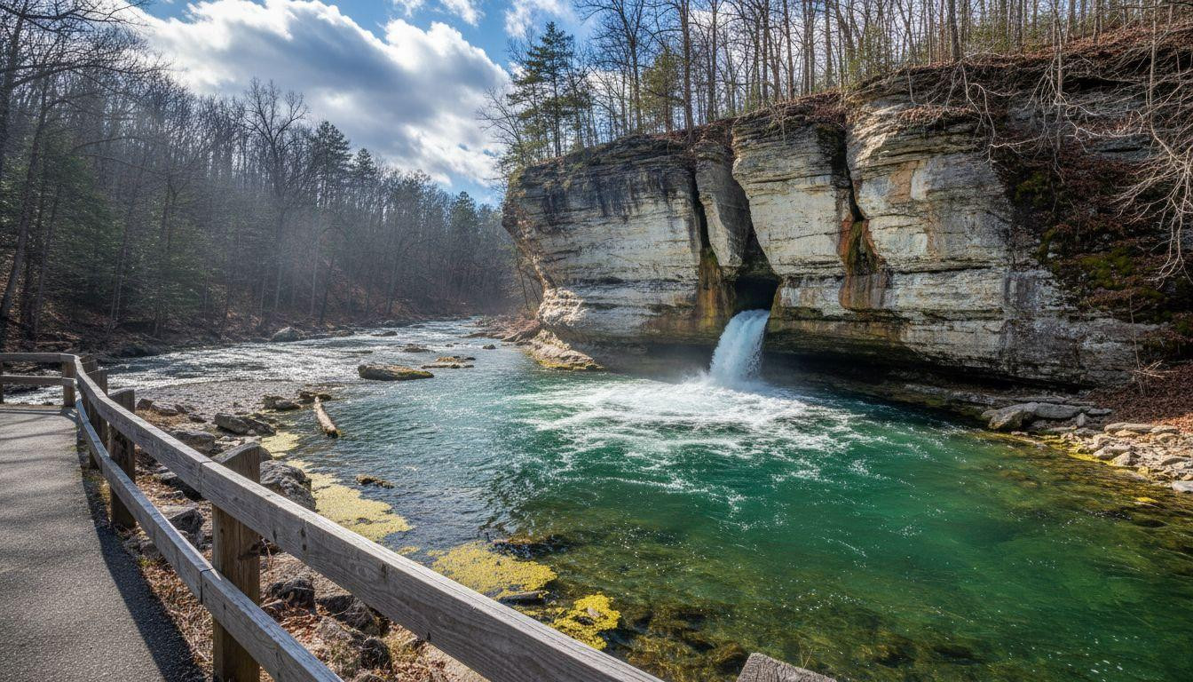 This Missouri spring erupts 276 million gallons daily from a roadside trail