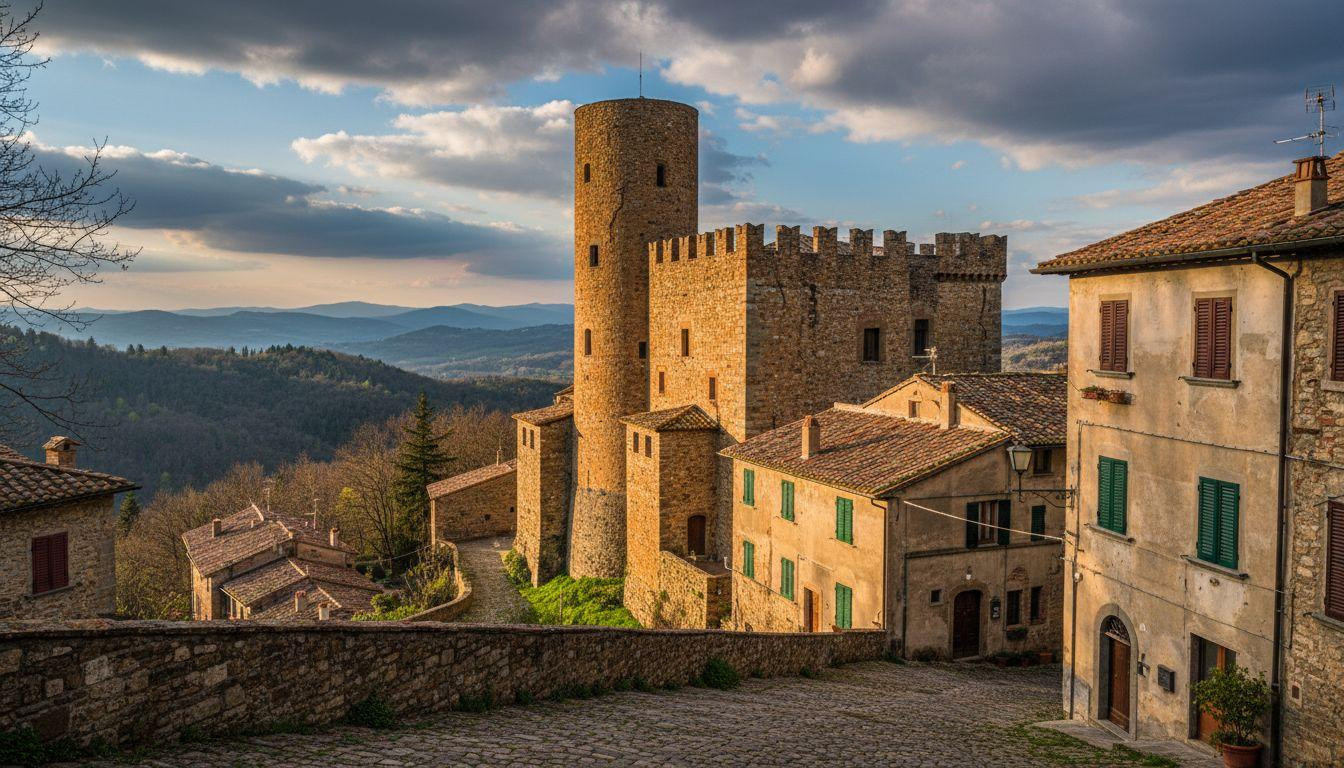 This Italian castle held prisoners until 1989 and costs .50 to walk