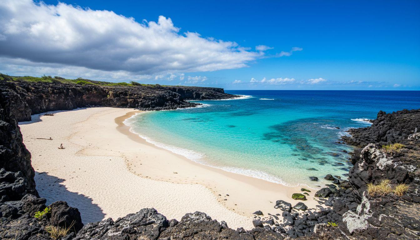 Forget Ka'anapali where resorts cost $250 and Kua Bay keeps white sand for $10