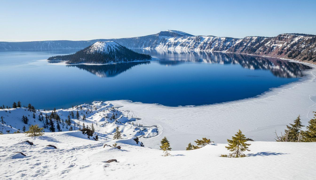 This frozen overlook at Crater Lake closes in 2026 for 3 years