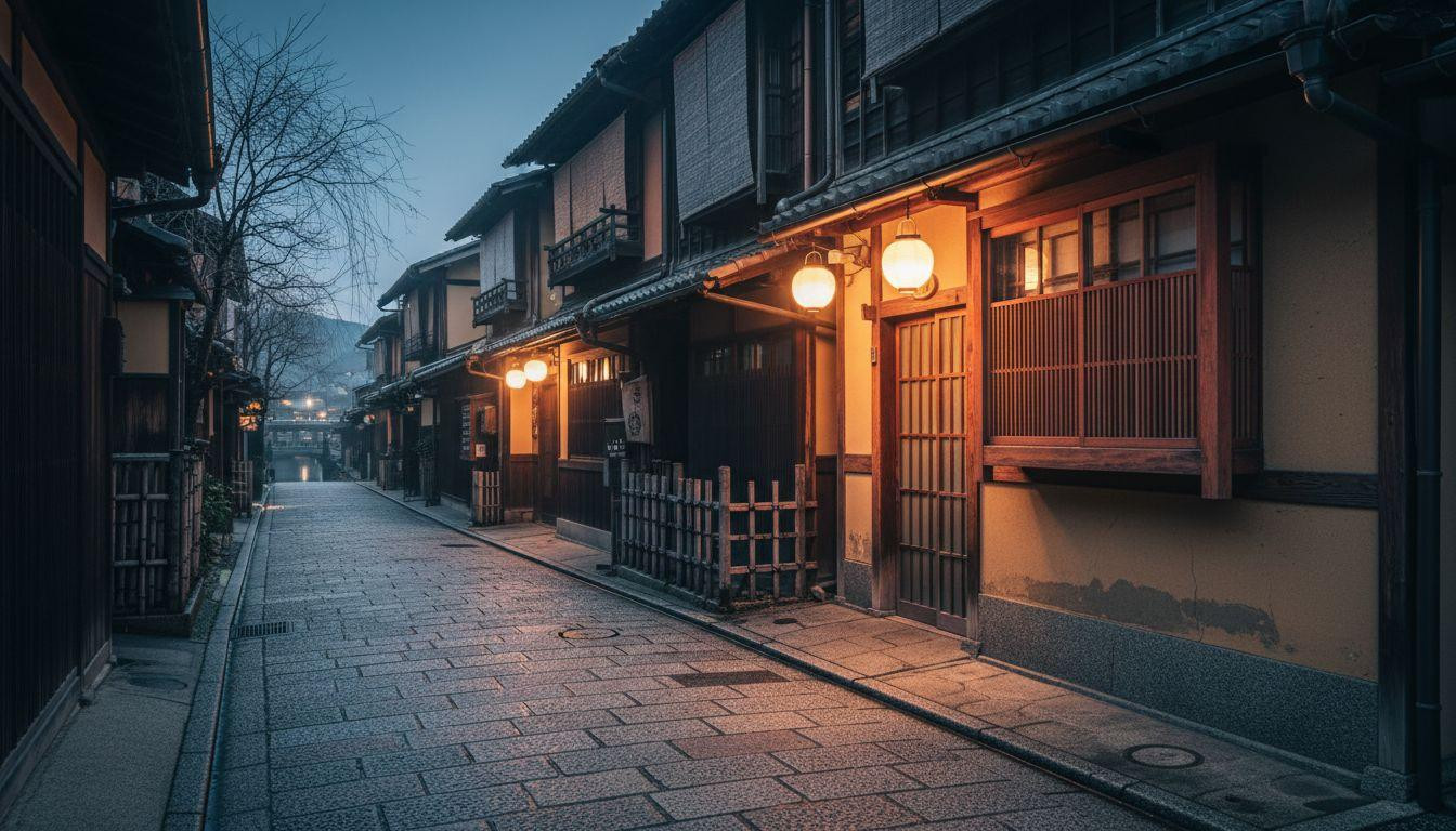 Better than Tokyo where ryokan cost 0 and Gion keeps geisha alleys for 3