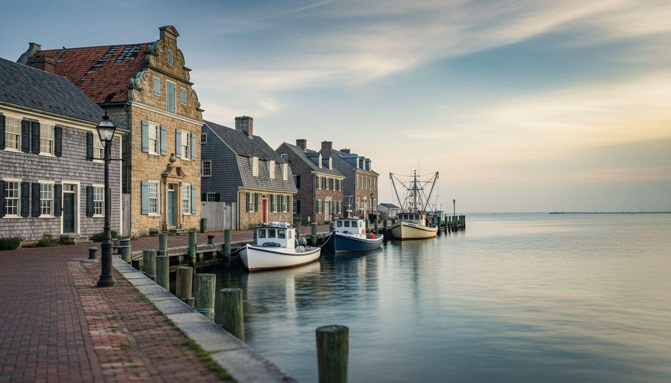This Delaware seaport has fog at dawn and colonial silence 4 miles from crowds