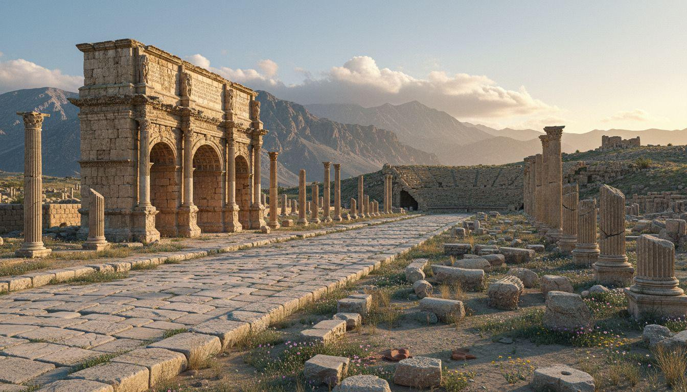 Forget Pompeii where 20,000 visitors cost €22 and Timgad keeps Roman streets empty for $5