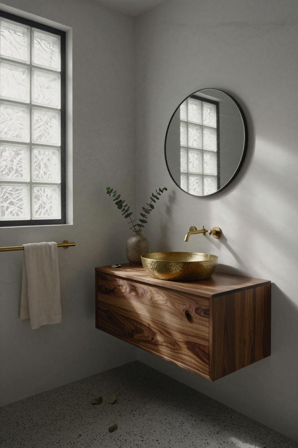 Half Bathroom Inspiration - minimalist Copenhagen powder room
