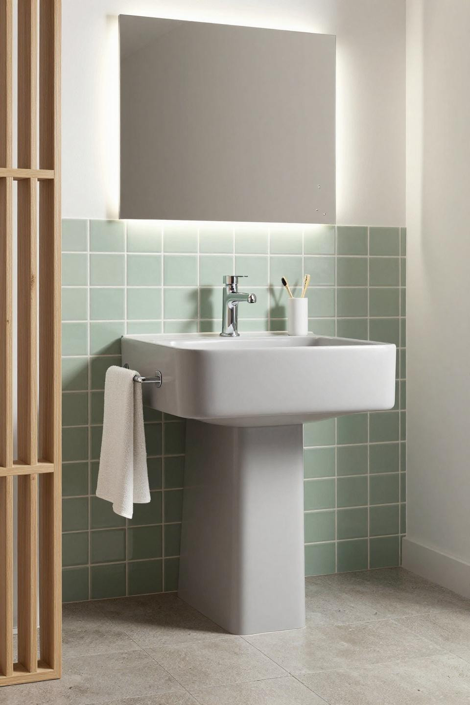 Tiny Master Bath Ideas - stainless steel vanity-toilet module with vessel sink