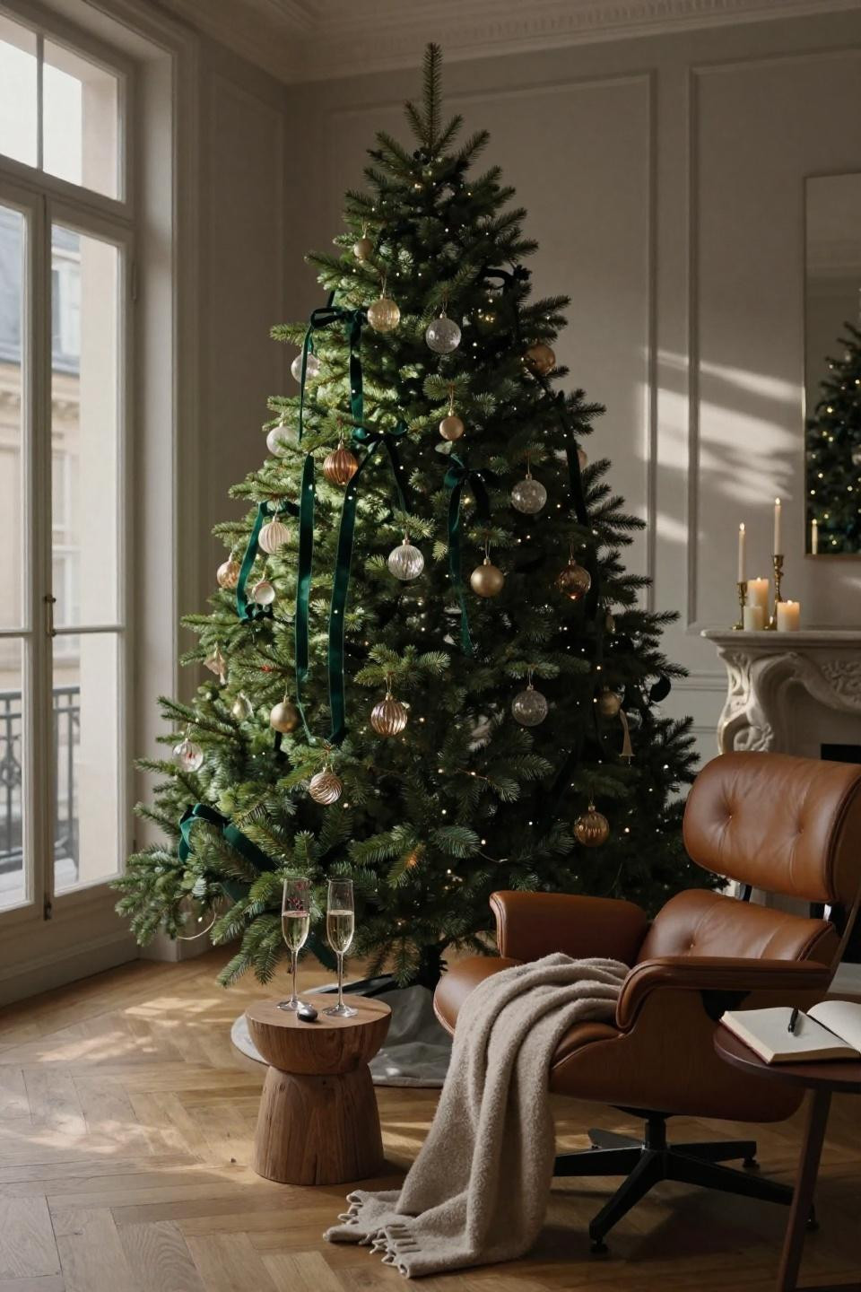 christmas tree ideas - luxury hotel styling