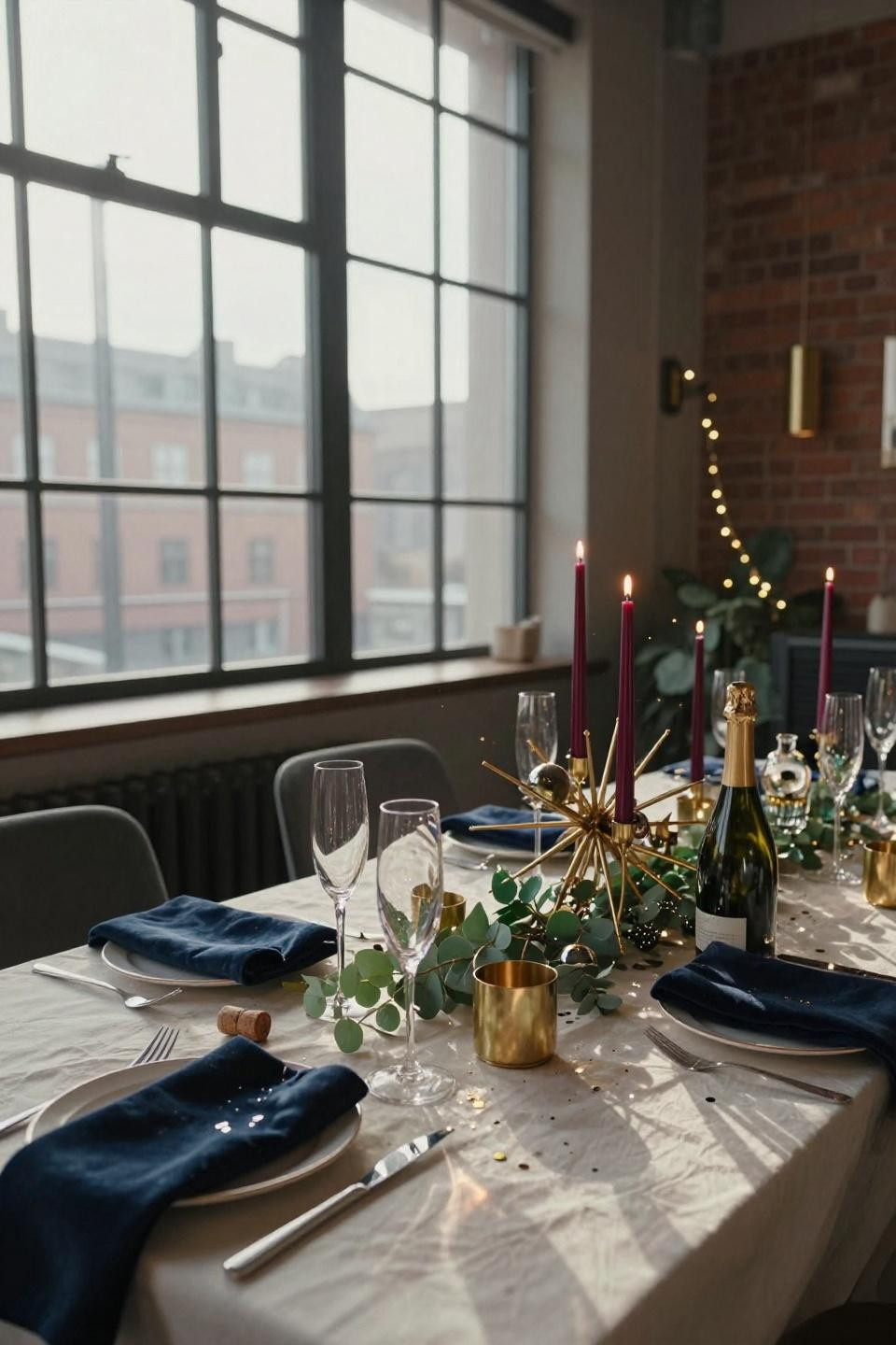 new year's eve decoration ideas - jewel tone palette