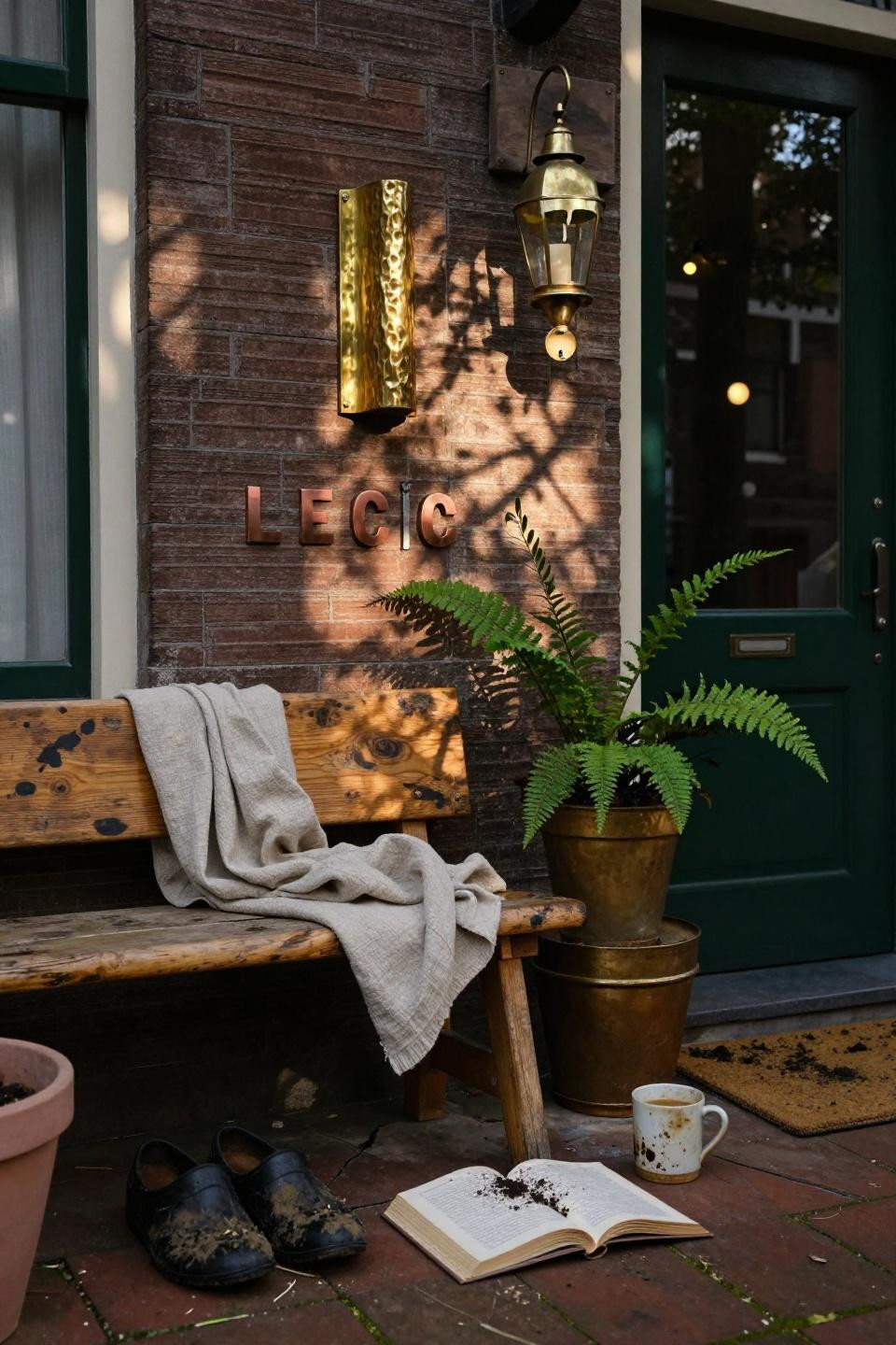 Front Porch Design - eclectic Amsterdam townhouse entrance