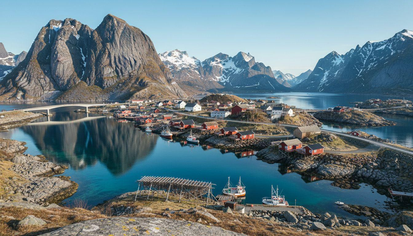 Forget Geirangerfjord where cruise ships cost 0 and Reine keeps red huts for