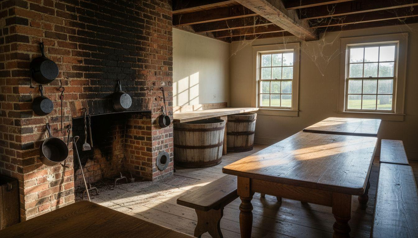 This Iowa kitchen from 1863 fed 40 people daily and never changed