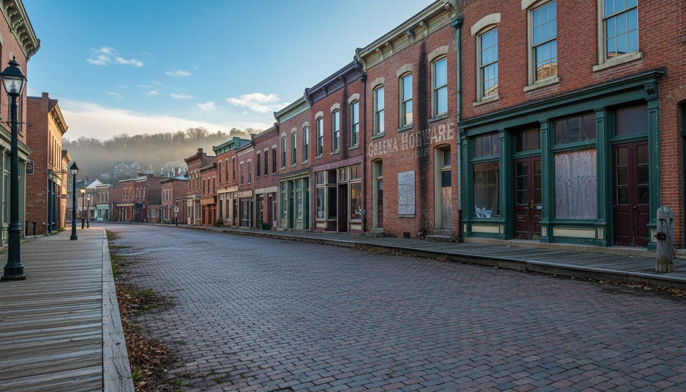 This Illinois town froze in 1858 when 14,000 people left and nobody could afford to rebuild