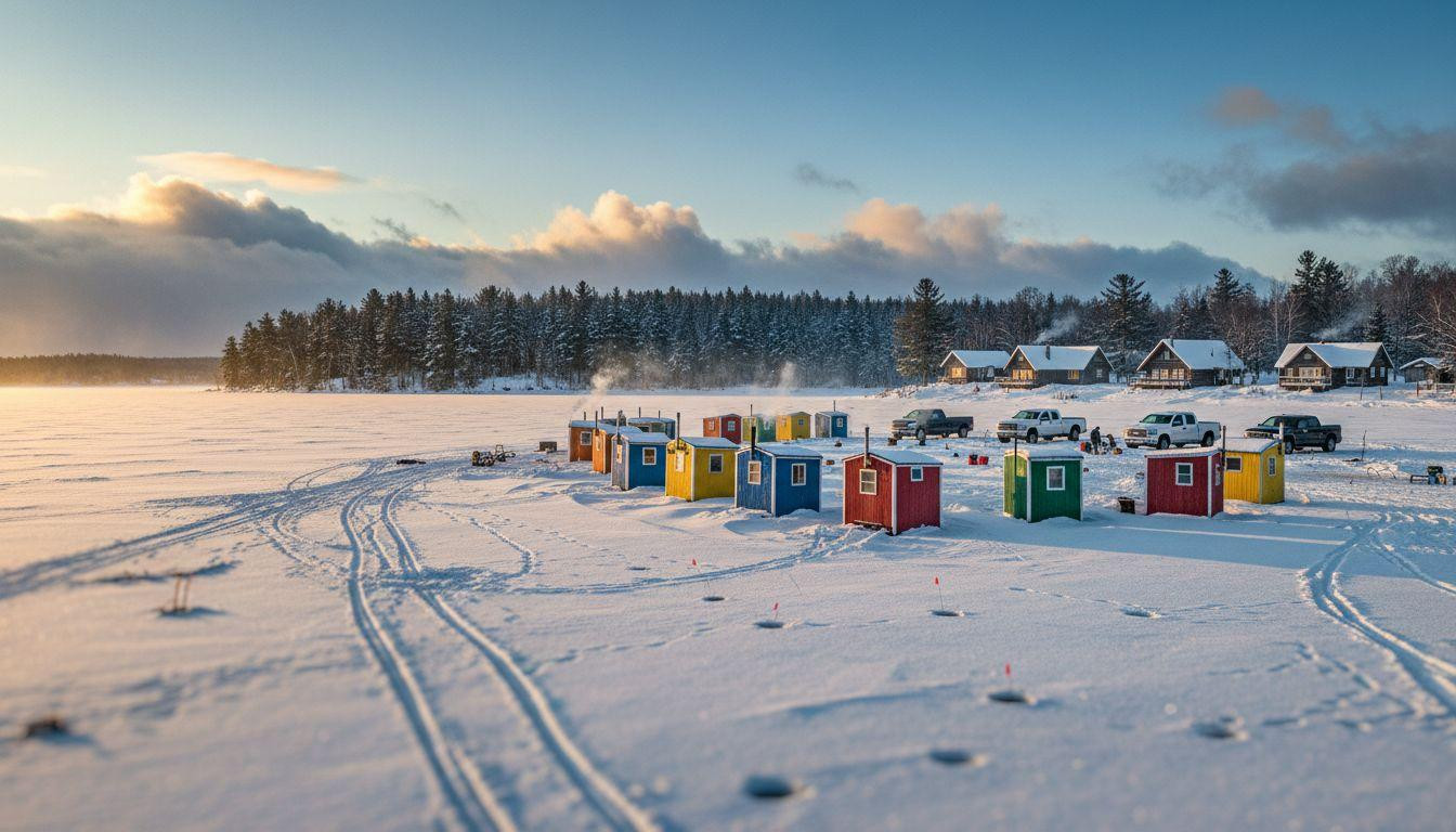 10 Michigan lake cabins where ice fishing costs 0 and ski resorts cost 0