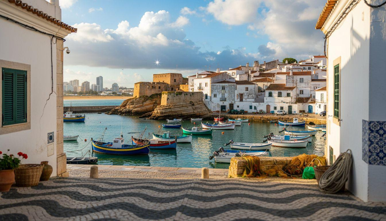 6 Ferragudo spots where fishing nets dry at dawn and Portimão costs twice as much