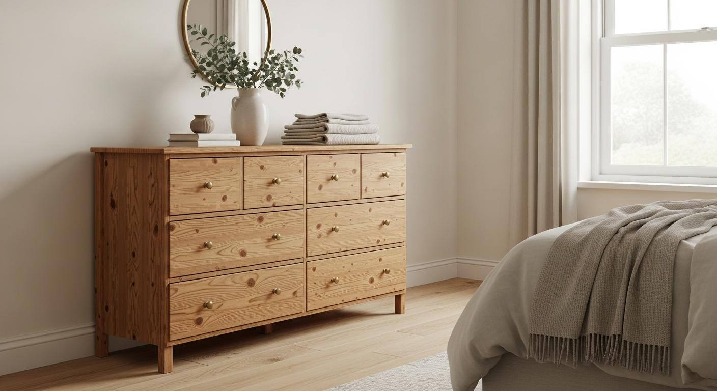 IKEA's 9 solid pine dresser feels like a 0 West Elm piece