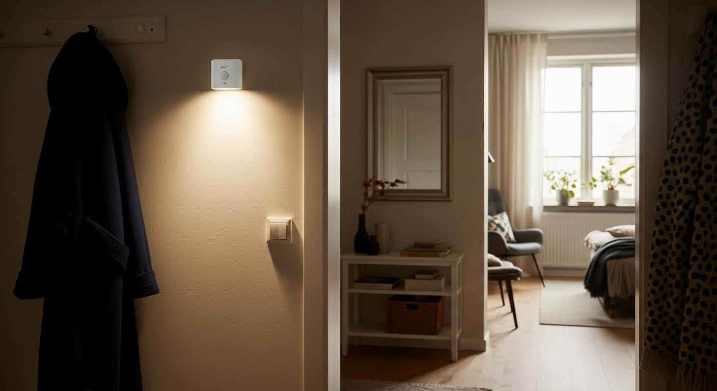 IKEA's motion-sensor light makes small apartments feel calmer at night