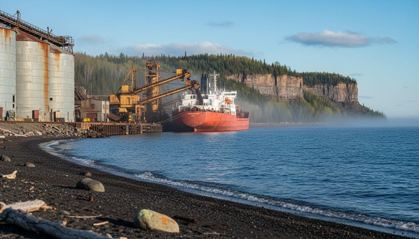 Better than Grand Marais where galleries replaced docks and Silver Bay keeps ore ships loading