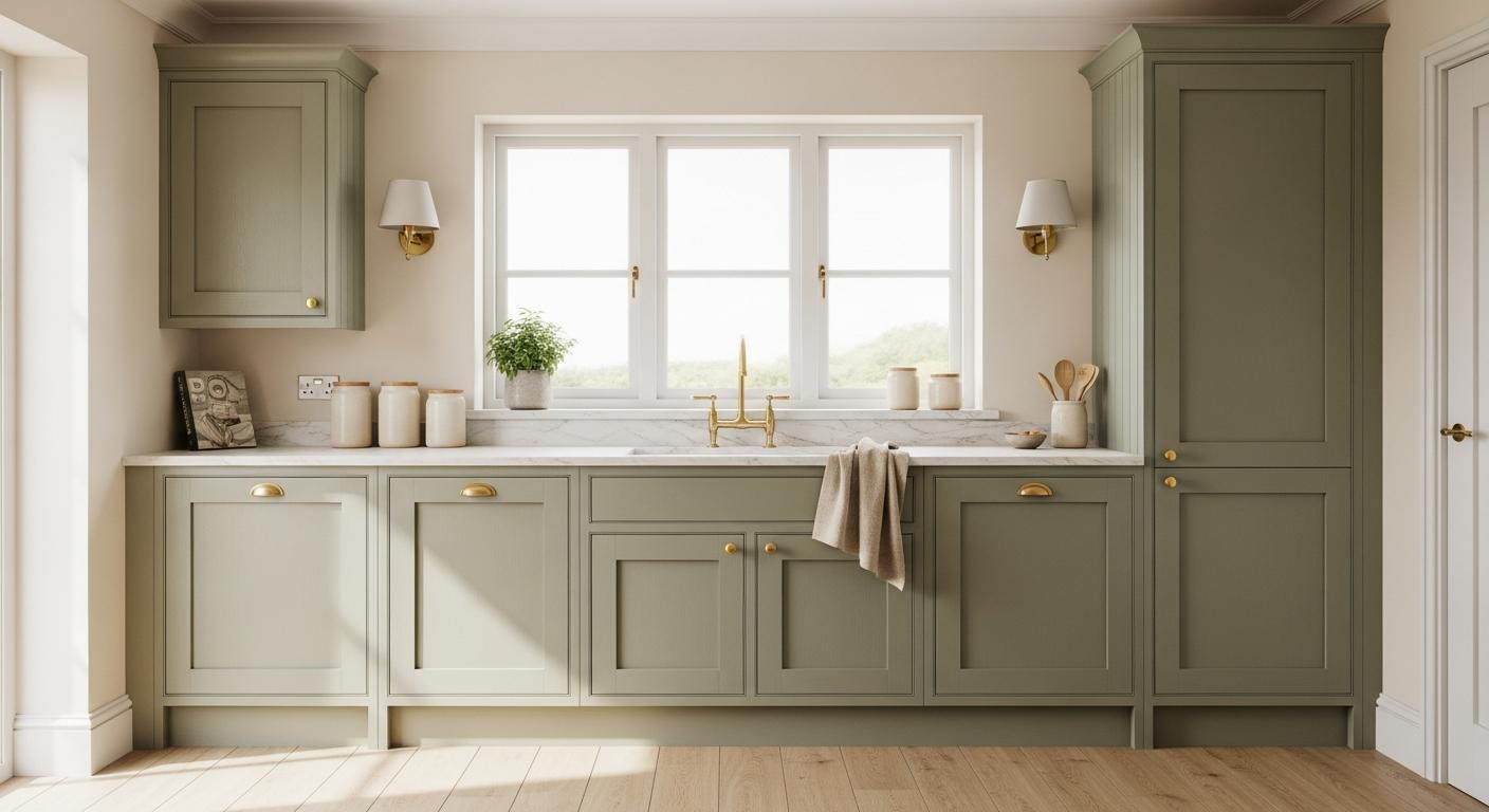 Green cabinets make your kitchen feel warmer and here's the science behind it