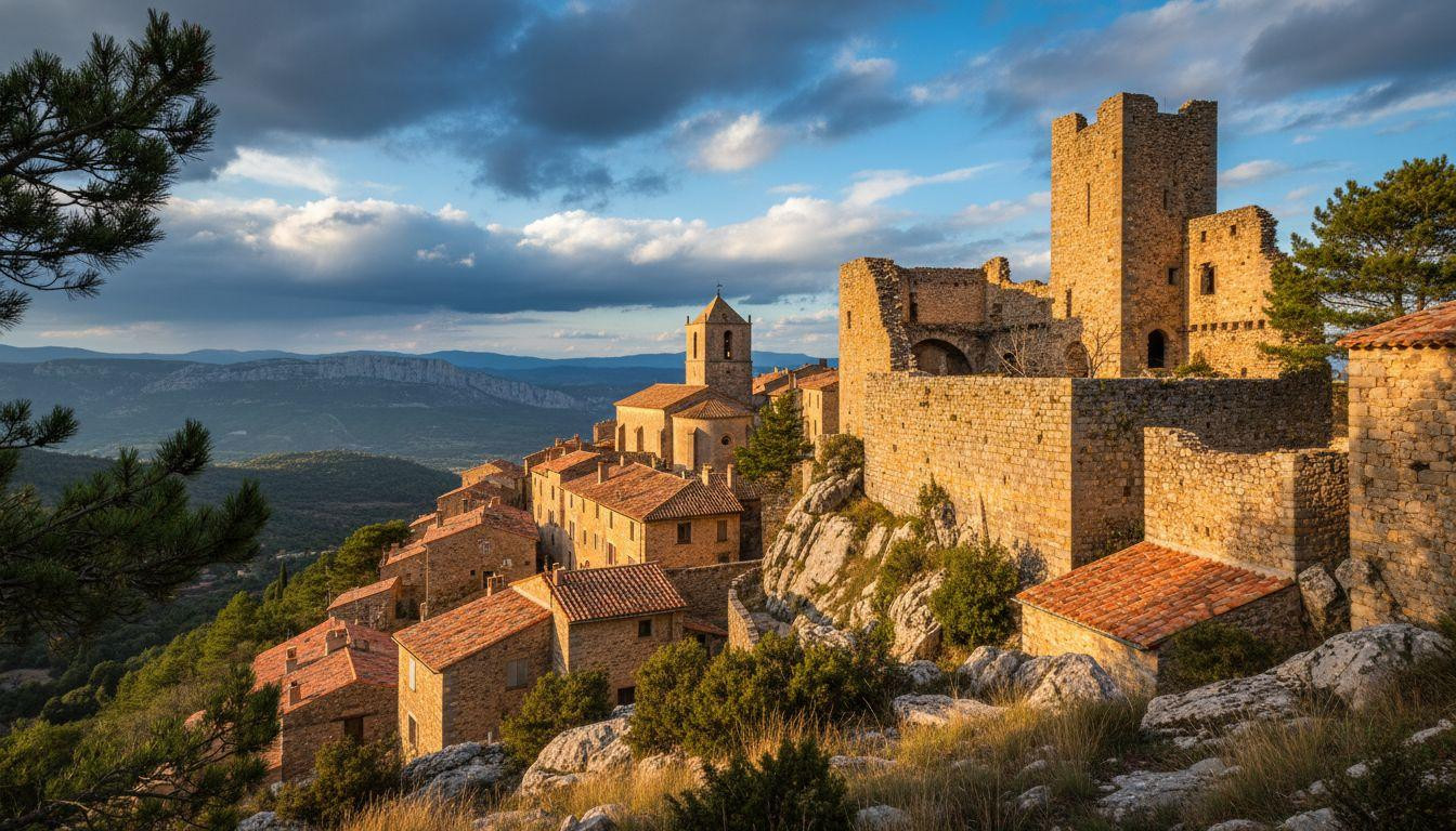 Better than Gordes where hotels cost 0 and Bargème keeps castle ruins for