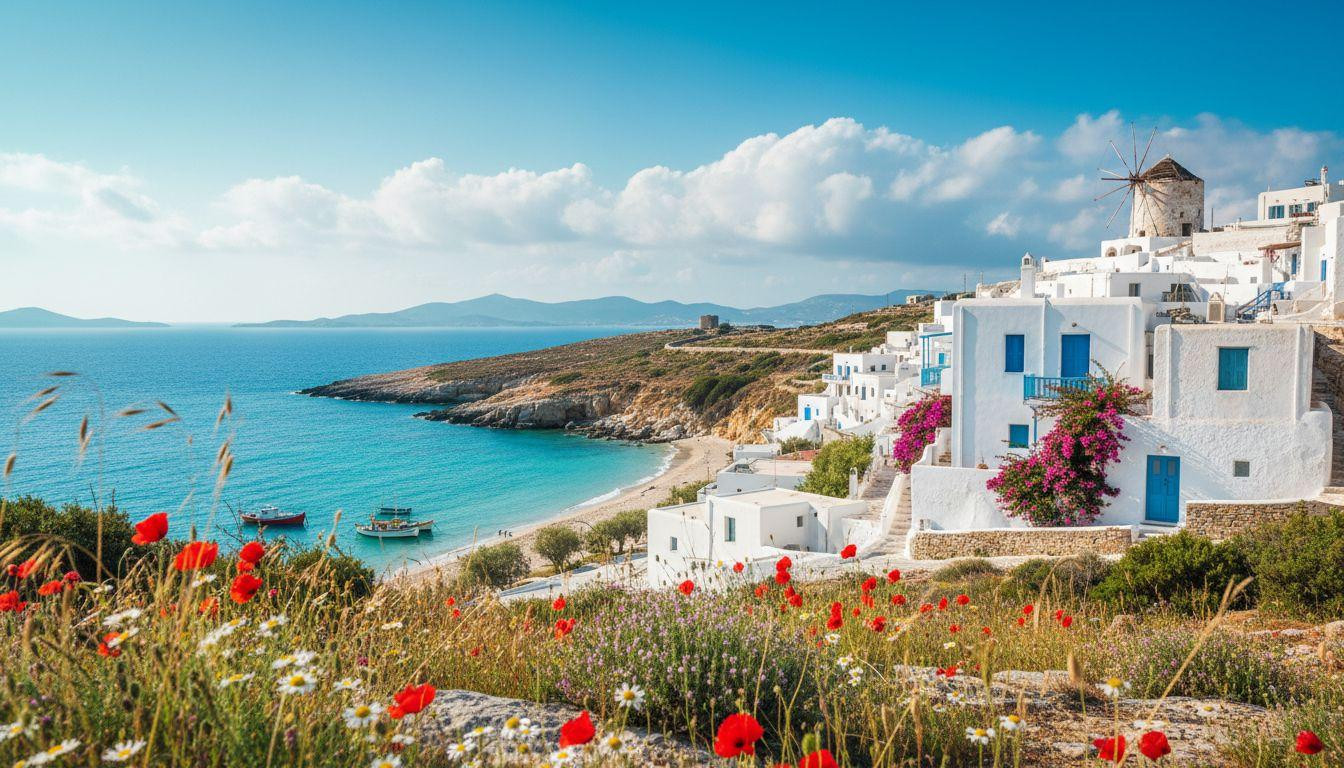 This Greek island keeps 18 beaches empty for 229 locals who fish at dawn