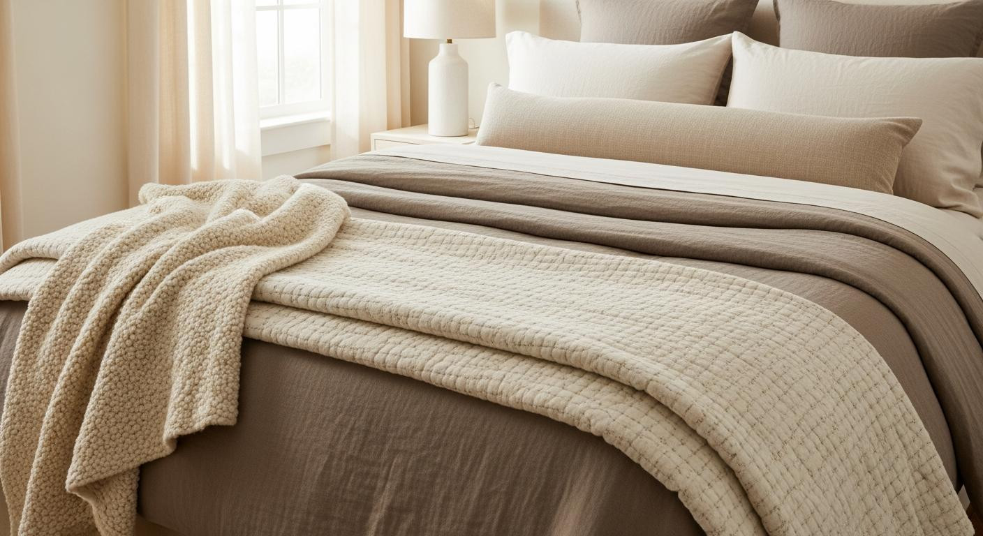 I built this 5-layer hotel bed for 7 and mornings feel different now