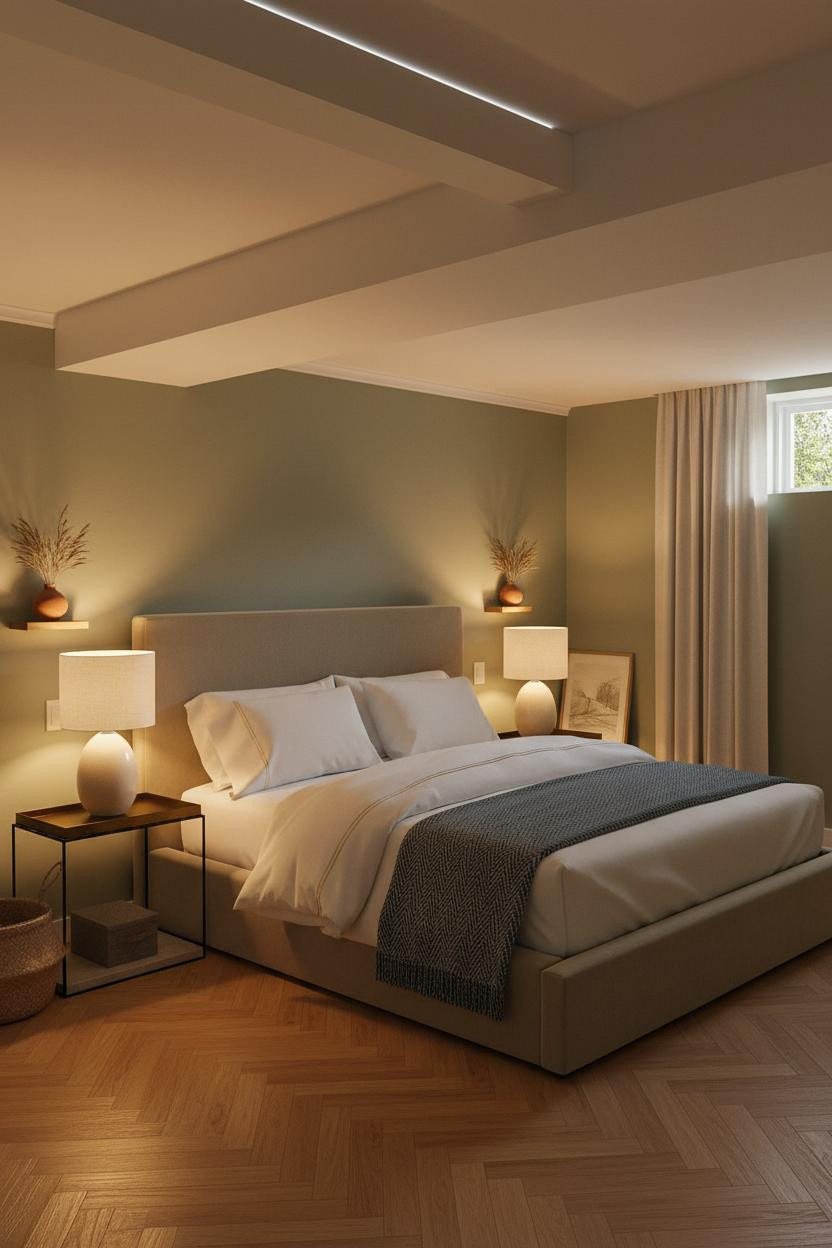 Basement Guest Bedroom Budget Cozy Design