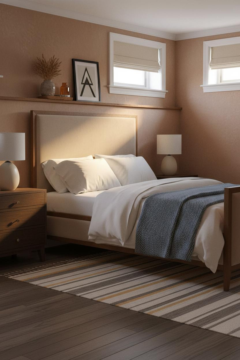 Basement Guest Bedroom Cozy Budget