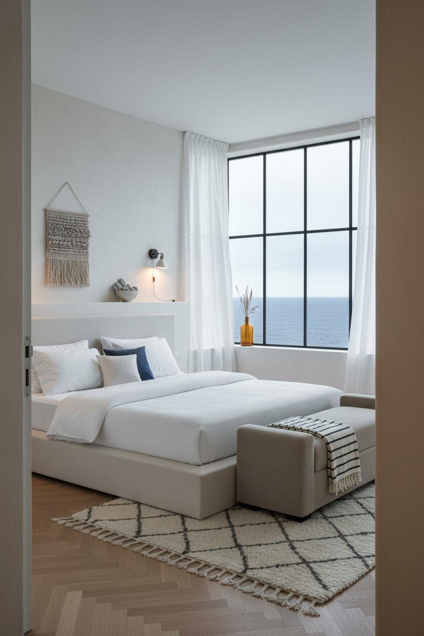 Beach House Bedroom Coastal Crittall Windows