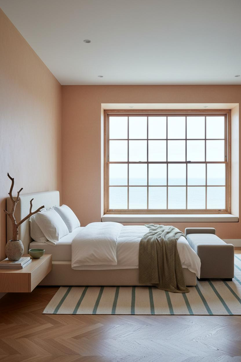 Beach House Bedroom Coastal Window Light