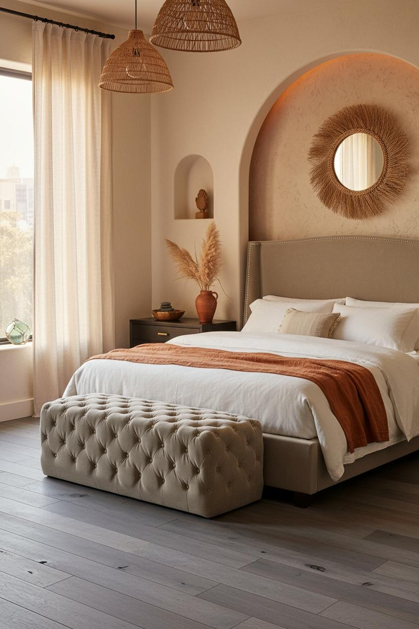 Beachy Boho Bedroom Plaster Alcove Coastal