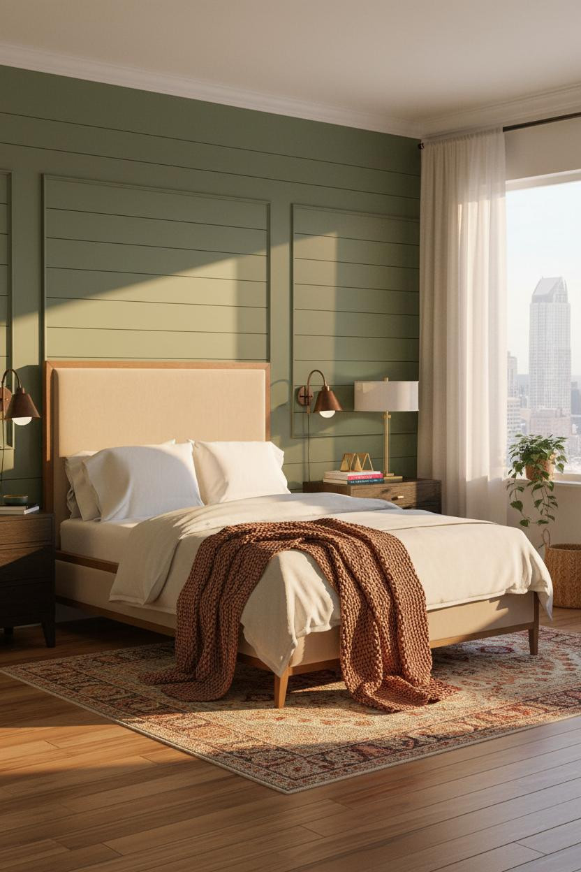 Classy Bedroom Ideas Women MCM Shiplap