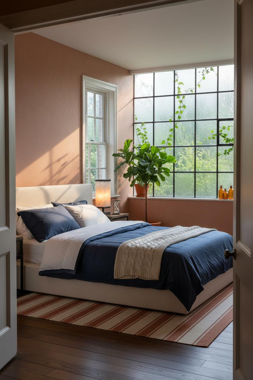 Cottagecore Bedroom Vintage Iron Windows