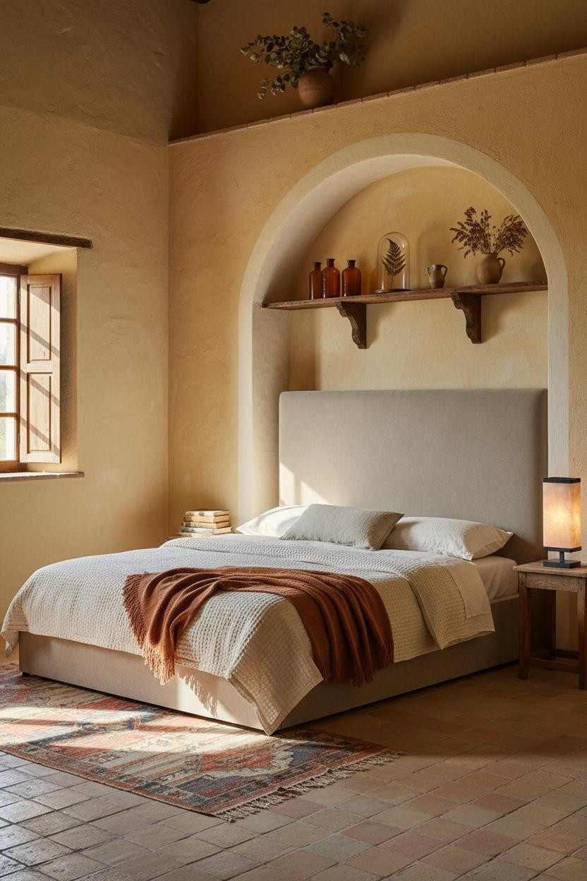 Cottagecore Bedroom Vintage Tuscan Alcove