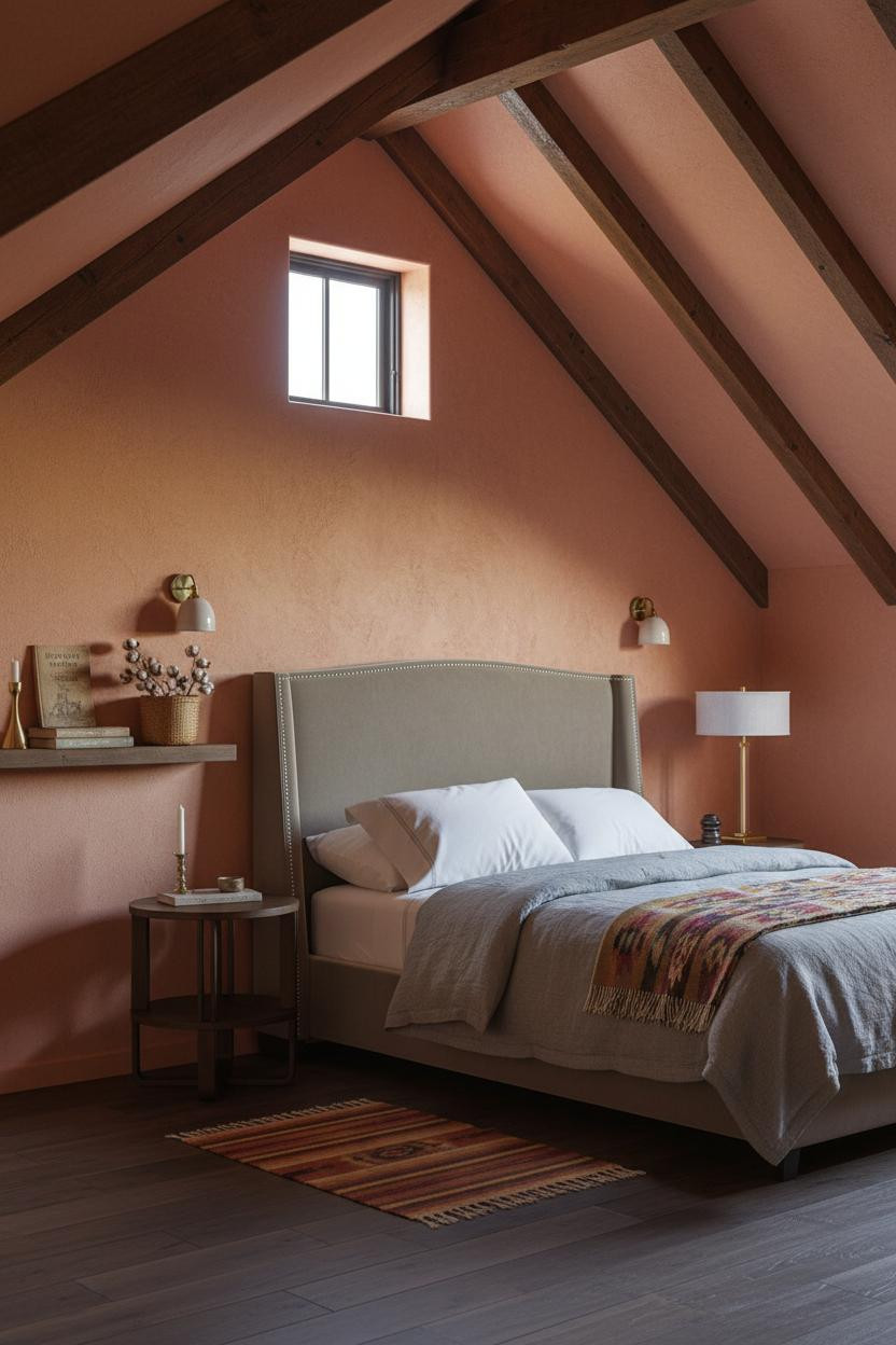 Cozy Attic Bedroom Boho Layers
