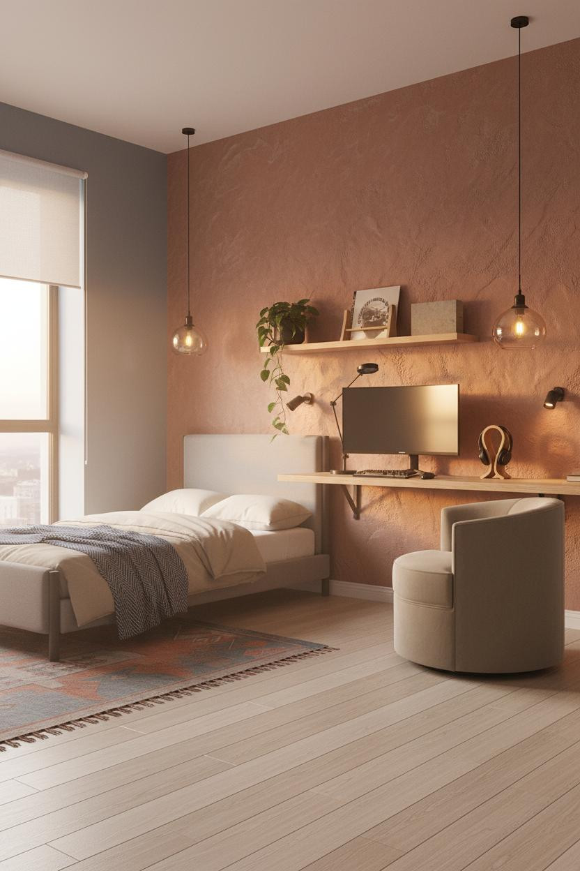 Cozy Gamer Bedroom Japandi Aesthetic