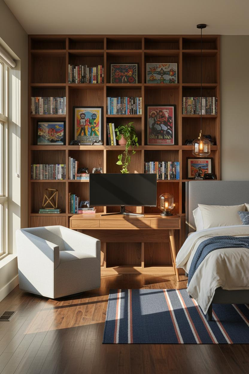 Cozy Gamer Bedroom MCM Gaming Room