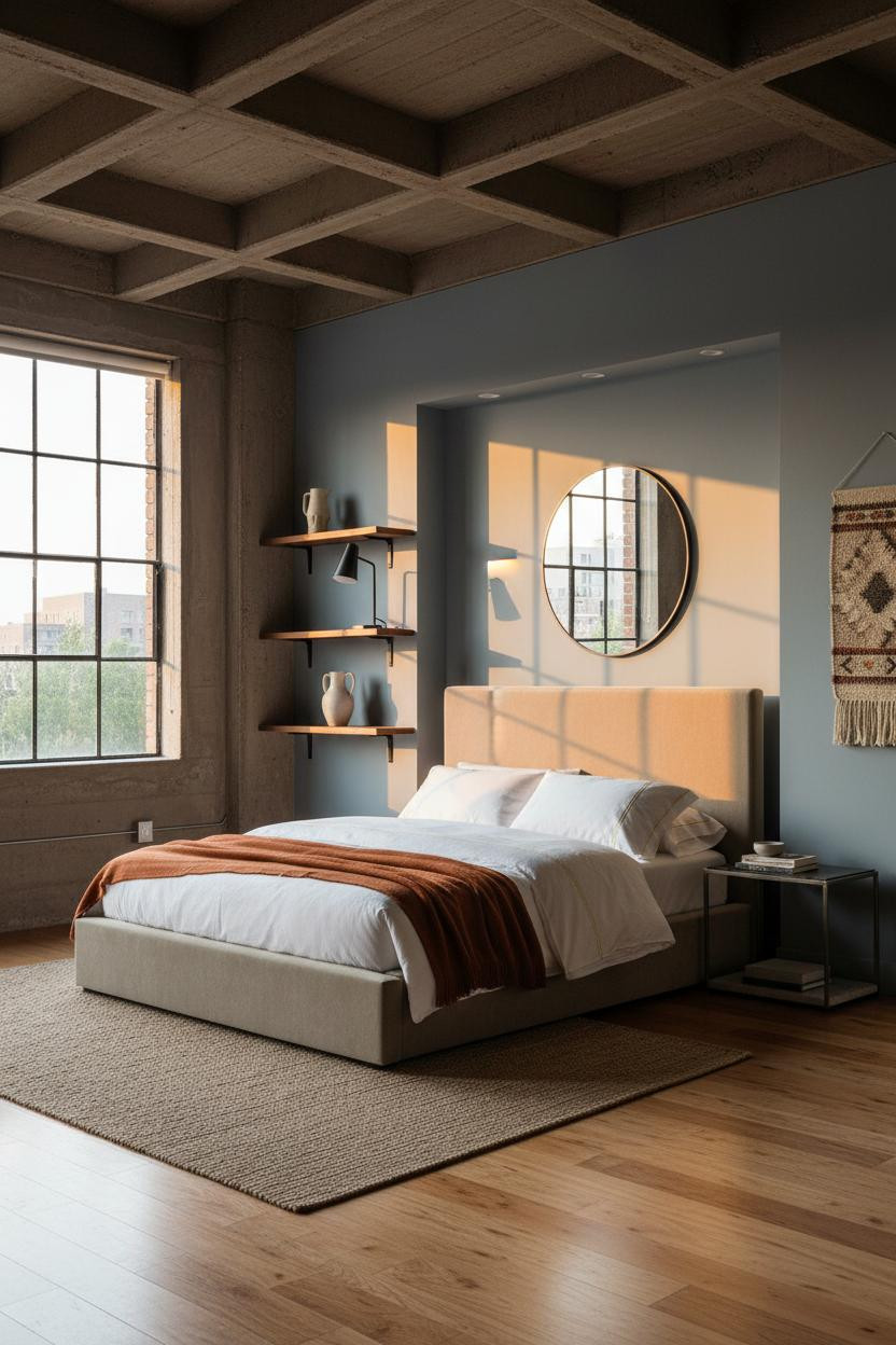 Cozy Loft Bedroom Modern Industrial
