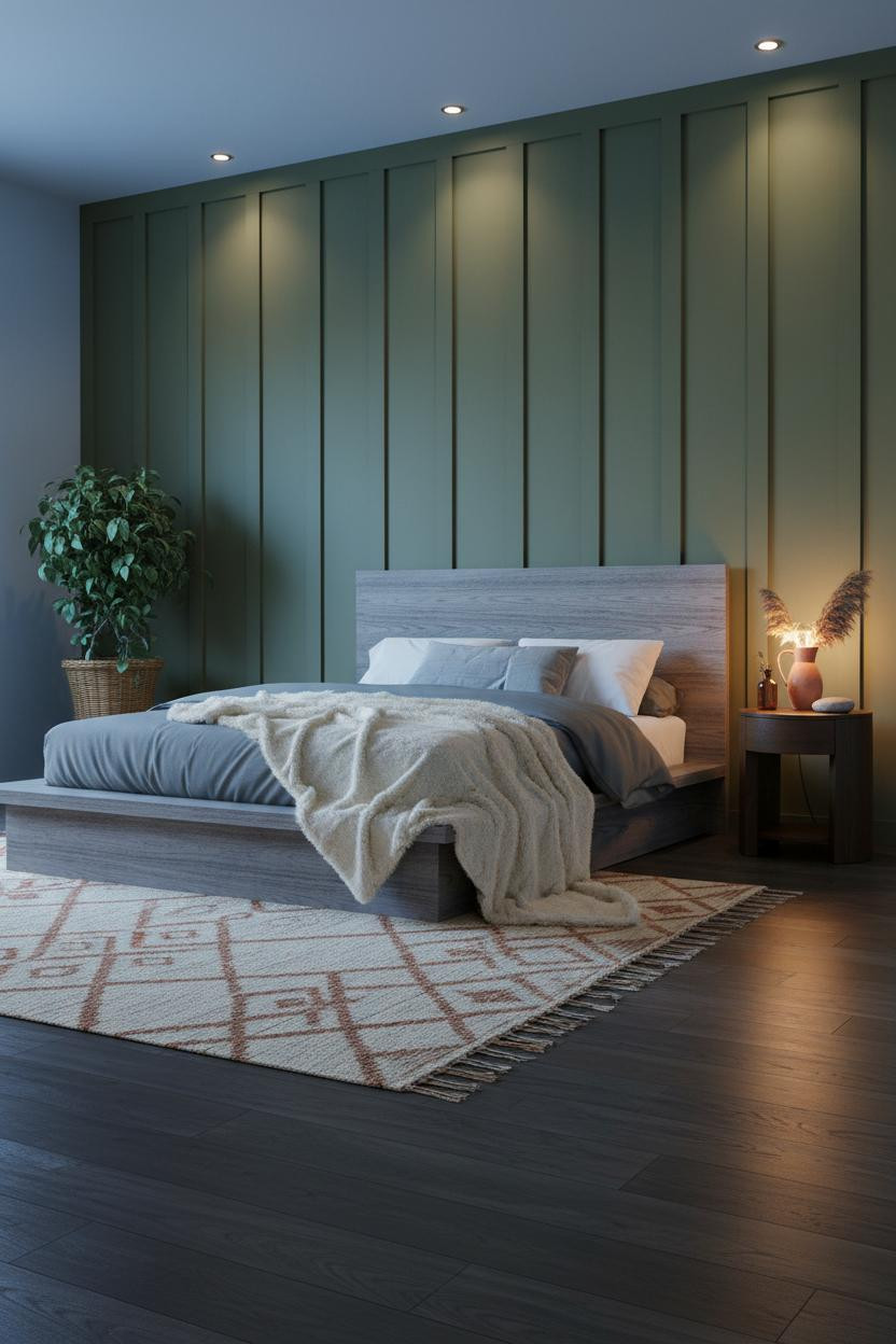 Earthy Bedroom Olive Boho Aesthetic